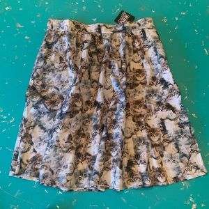 Retrolicious cat camouflage skirt